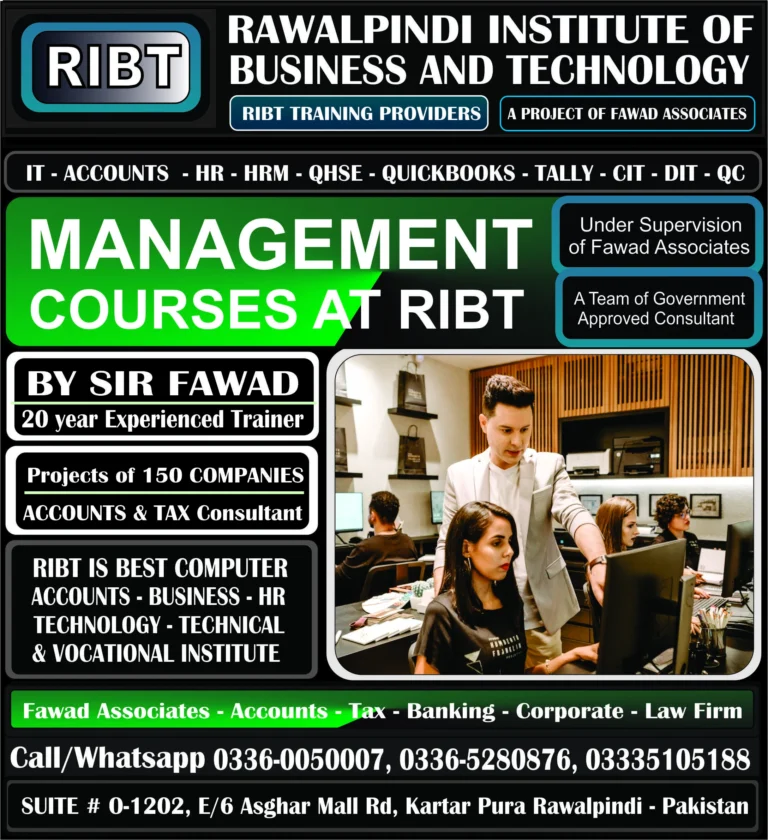 HRM Courses, CHRP Courses, Management Courses, HR, HRM, QC & QA Courses at RIBT Rawalpindi Management Courses, HR, HRM, QC & QA Courses at RIBT Rawalpindi 03360050007