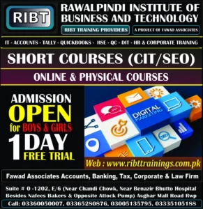 Java Language Course, Short Courses, Digital Marketing Course, MS Office Course, Graphics Designing, Short Courses, IT Courses at RIBT - Rawalpindi Institute of Business & Technology - Chandni Chowk, Asghar Mall Road Rawalpindi 03360050007